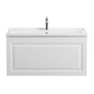 База под раковину Cezares подвесная с одним внешним и одним внутренним выкатными ящиками, Ясень брашированный,996x443x500,GIUBILEO-N-100-1C-SO-FS-P